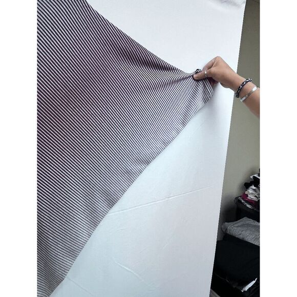 Swordfish Womens Tunic Asymmetrical Summer Top Brown Gray Stripe - Picture 11 of 15